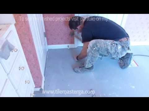 How To Install Bathroom Subfloor For Tile?