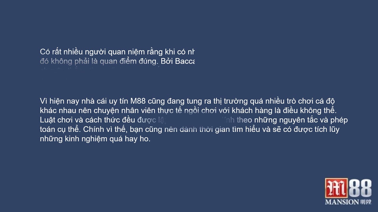 jili nhà cái uy tín Bỏ túi bí kíp chơi baccarat m88 – nhà cái casino trực tuyến hàng đầu