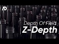 Frischluft  how to use zdepth render pass in photoshop after effects  depth of field