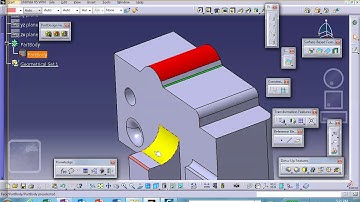 CAD, Video 5 of 7, FR Rounds Filletes, Catia v5, Nader G Zamani