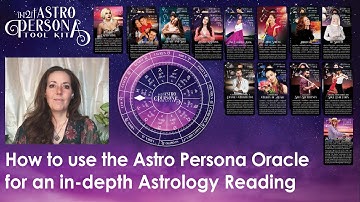 Astro Persona Oracle Astrology Reading Tutorial