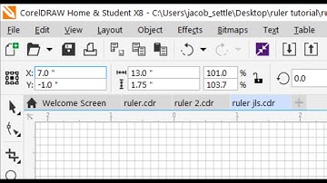 Ruler Tutorial for Corel 2020