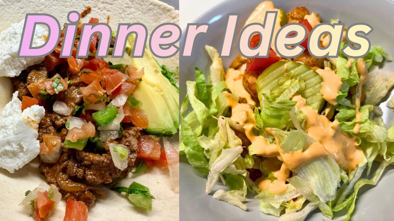 Тако-вечеринка и бургер-боулы | Простые и уютные ужины дома