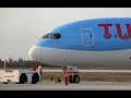 AMAZING SOUND & CLOSE UP!! TUI Boeing 787-8 Pushback & Takeoff from Curacao