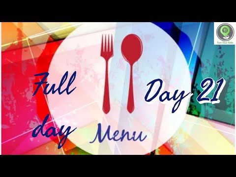 Full day menu plan - day 21 /சமையல் சுலபமாக செய்ய Monthly menu plan - Healthy & balanced diet plan