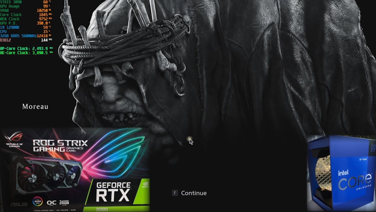 Resident Evil Village: How to kill Moreau in under 3 minutes | 12900K | STRIX 3090 | DDR5 | 4K