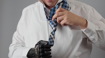 Tying a Tie with a Bionic Hand