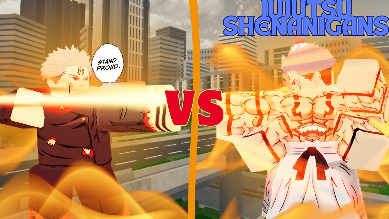SUKUNA DE AGORA VS SUKUNA DE ANTES NO JUJUTSU SHENANIGANS