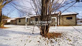 472 Cedar St. Chilton, WI