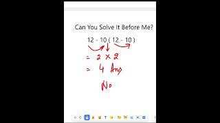 Think Fast, Solve First! #maths #mathstricks #mathematics