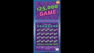 $25,000 Game - Georgia Lottery $20 (May 2022)