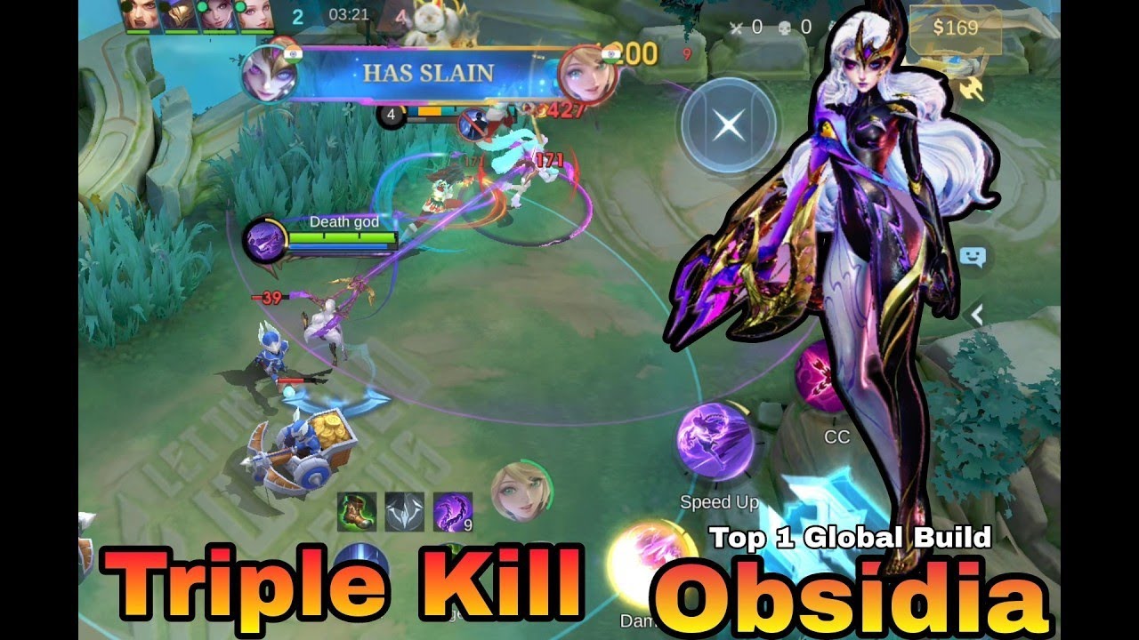 Obsidia VS Layla ⚔️ 12 Kills | Top 1 Global Build | Triple Kill | Godline Push | Ranked WIN | MLBB 🔥