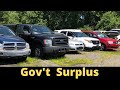 State Surplus Vehicle Auction Walk-Around and Selling Prices