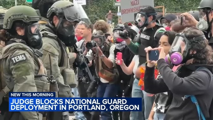 Judge Temporarily Blocks Trump’s Oregon National Guard Deployment