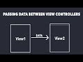 How to pass data between ViewControllers iOS(Xcode8 , Swift3)