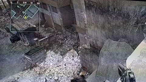 How to get on top of the biggest building in Crossfire on (COD) Call of Duty 4