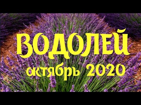 ВОДОЛЕЙ ОКТЯБРЬ 2020