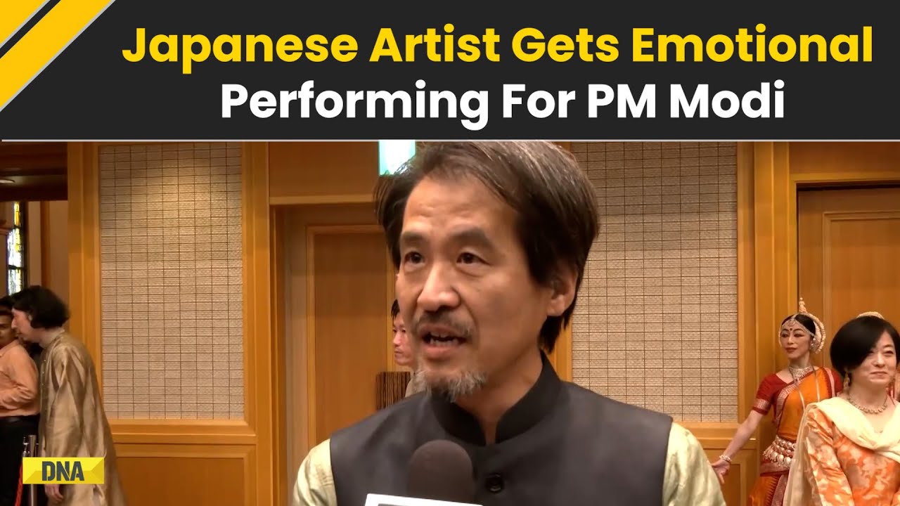 PM Modi In Japan: Emotional Japanese Artist Wows PM Modi In Tokyo
