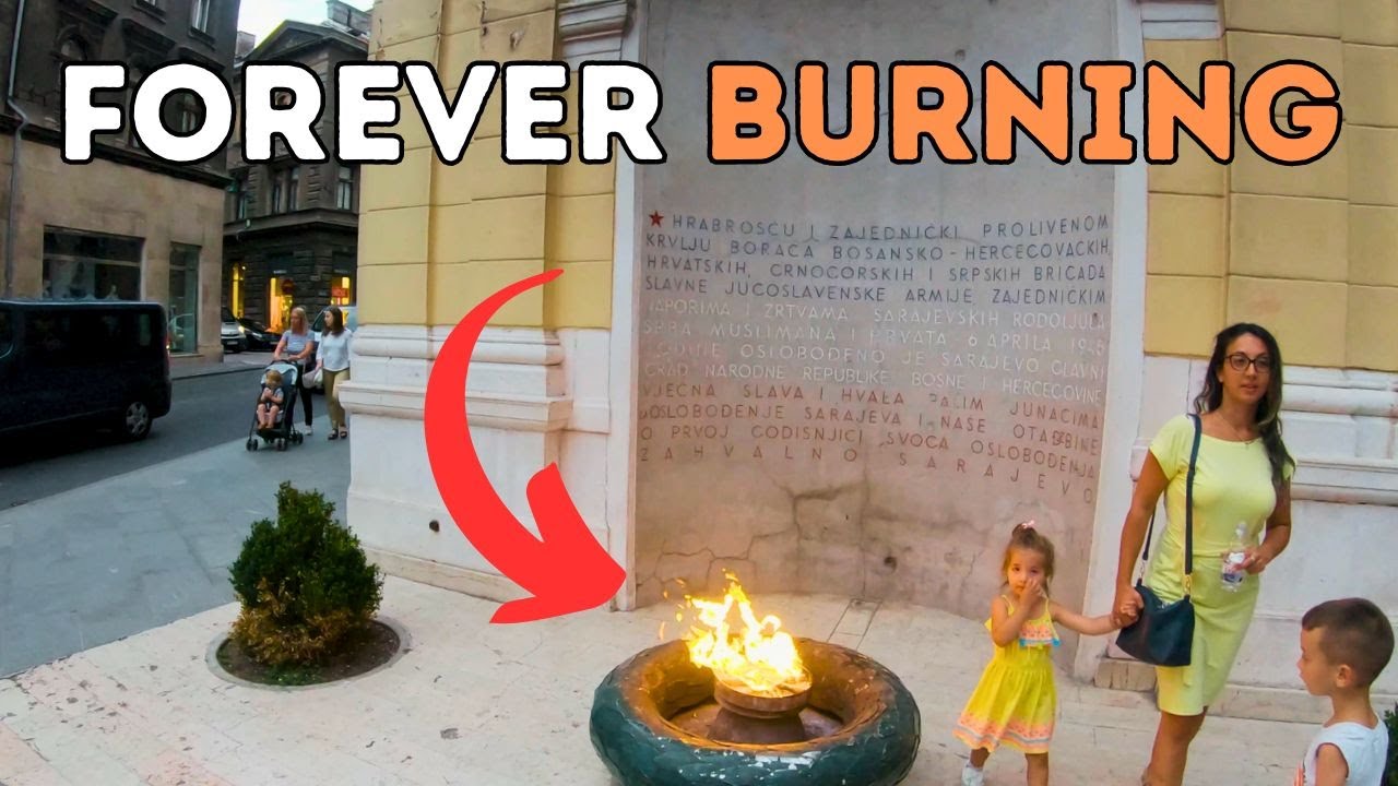 The Eternal Flame that Never Goes Out - Sarajevo Bosnia