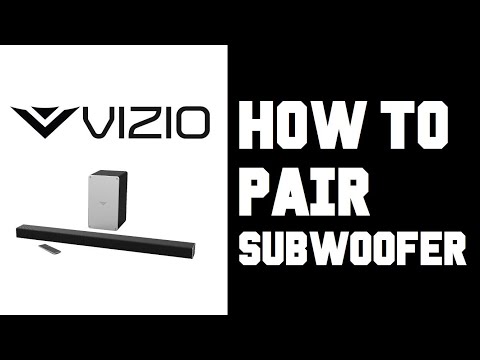 Vídeo: Com puc activar el subwoofer Vizio?