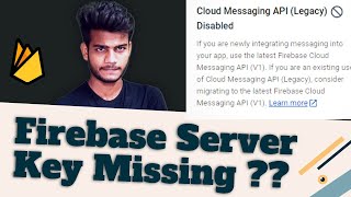 How to get firebase server key. how to Connect firebase with one signal account