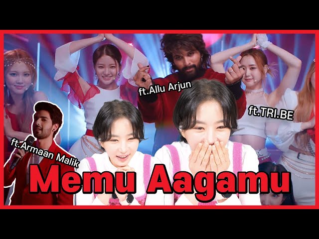 Korean Actress Reacts to Memu Aagamu ft. Allu Arjun, Armaan Malik, and TRI.BE (Coke Music Live) class=