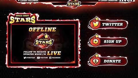 I will create cool animated twitch overlay, panel, facecam - Animation for Streamers Services