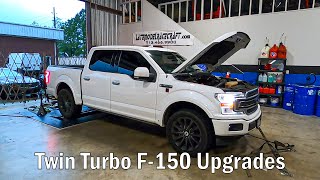 How much power can turbos and intercooler gain on an Ecoboost F150?