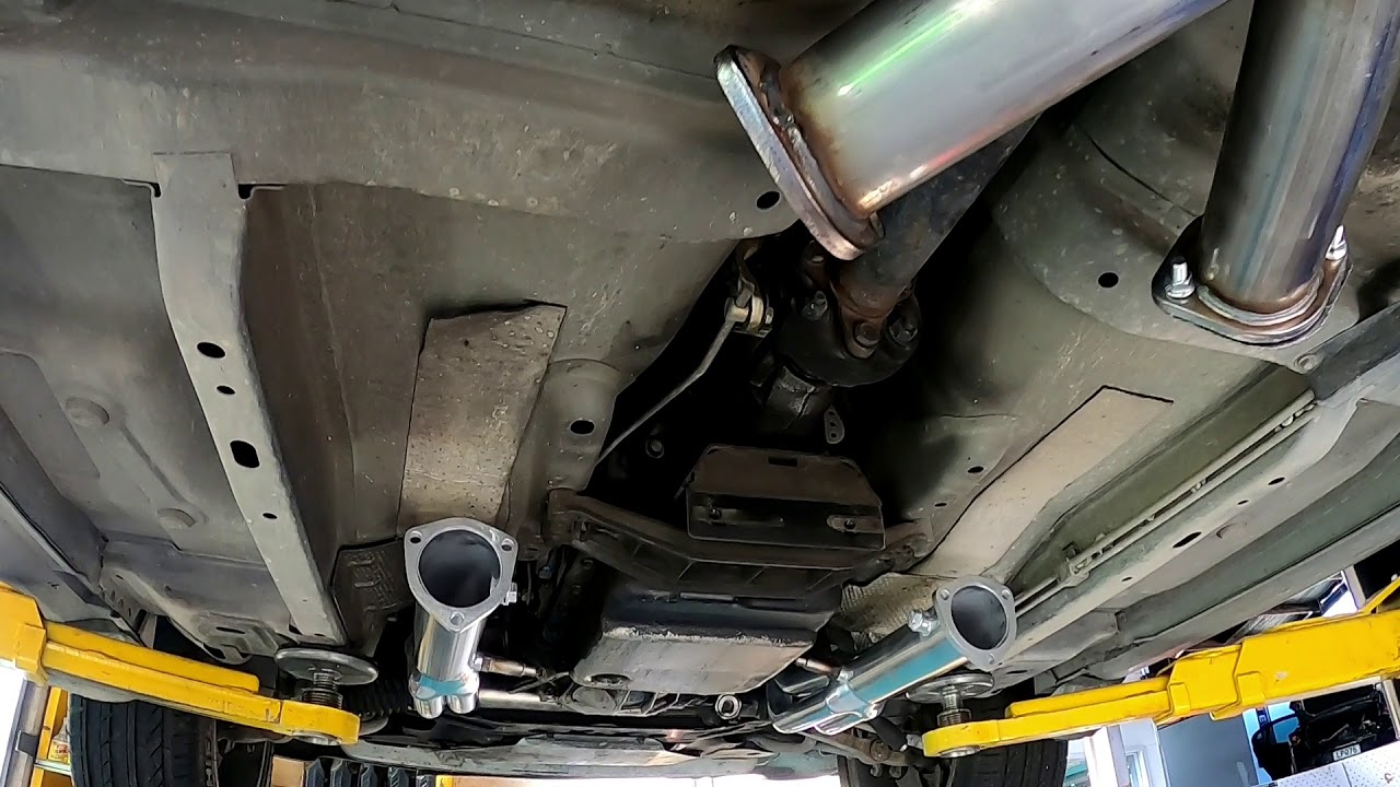 Holden VY ute exhaust upgrade XForce headers & 3" cat back YouTube