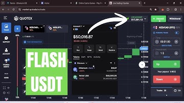 how to create flash usdt stake, flash quotex trading