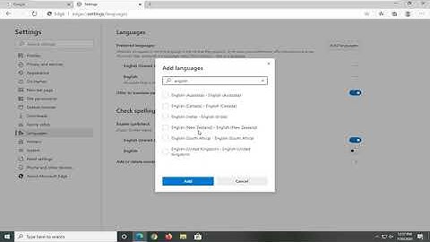 How to Add or Remove Languages in Microsoft Edge [Tutorial]