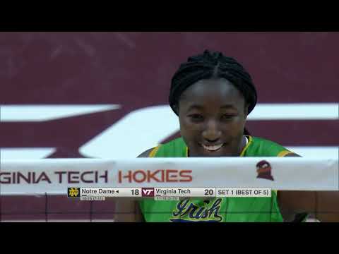 Notre Dame vs. Virginia Tech Full Match Replay | 2025 ACC Volleyball