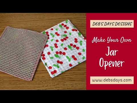 How to Make Your Own Rubber Gripper Jar Opener : Quick and Easy