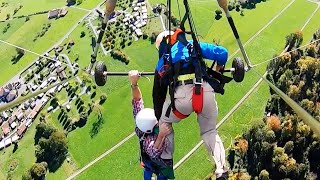 Pilot Forgets to Attach Tourist to Hang Glider