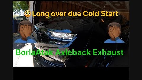 2019 Camaro SS Borla Atak Axleback Exhaust