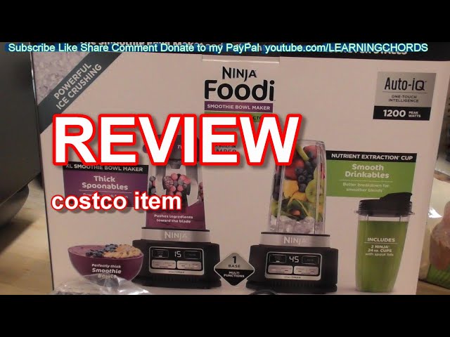 Ninja SS101 Foodi Smoothie Bowl Maker & Nutrient Extractor COSTCO ITEM  1558977 REVIEW 