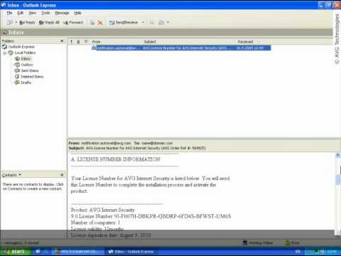 AVG Tutorial | How to install AVG 9.0 from downloaded installation ...