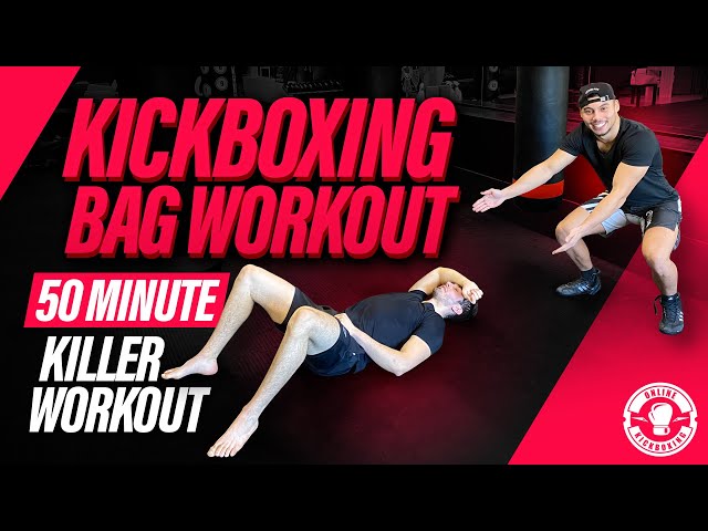 Kickboxing bag workout - 50 minute Killer Workout