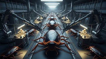 Inside a Cockroach BioFactory: How 6 Billion Bugs Become "Healing Potion" (Full Process)