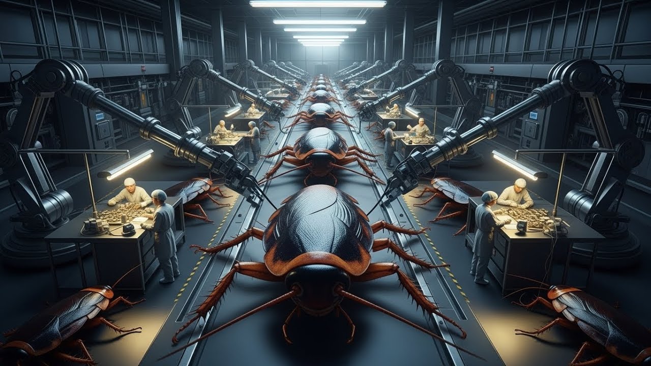 Inside a Cockroach BioFactory: How 6 Billion Bugs Become "Healing Potion" (Full Process)