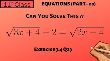 Chapter 3 Part - 20 | Exercise 3.4 Q23 | 11 Class - P30