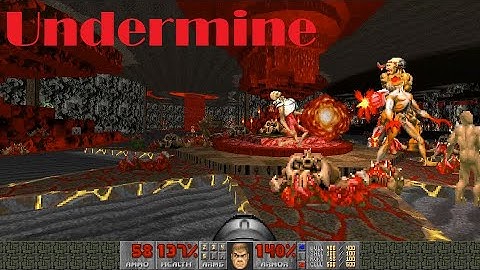 Doom 2: Undermine - a 2nd map by BENCHY - UV 1st try - really fun map! - looks great