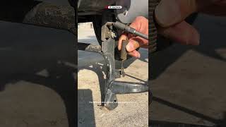 quick trick to install standard motorcycle springs #technique #tricks #mechanical #ideas