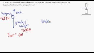 Solution to Buoyancy Extra Problem 5