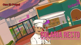 ID Props Solaria Restaurant || Sakura School Simulator 