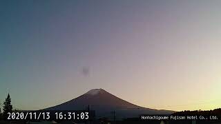 2020/11/13 17:02 upload Mt. Fuji View from Fujiyoshida City