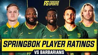 SPRINGBOKS vs BARBARIANS PLAYER RATINGS | Who Stood Out For The Boks?