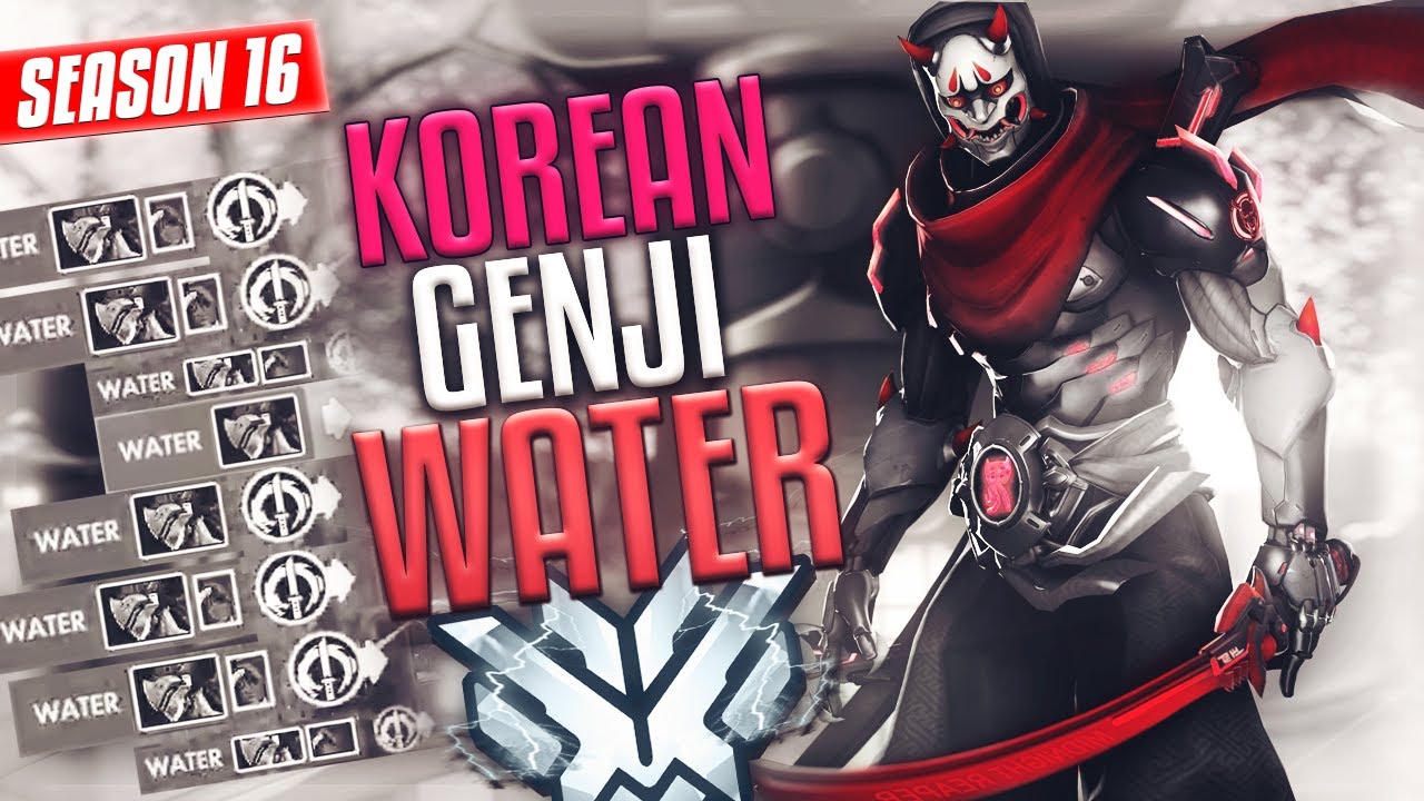 Korean Pro Genji WATER vs ML7 (#1 Ana player) [S16 TOP 500]