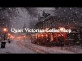 Dark Academia and Eerie Ambience | Quiet Victorian Coffee Shop Winter Ambience | Melancholy Violin