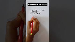 Root Problem Short Trick🔥#mathstricks #mathematics #maths #shorts